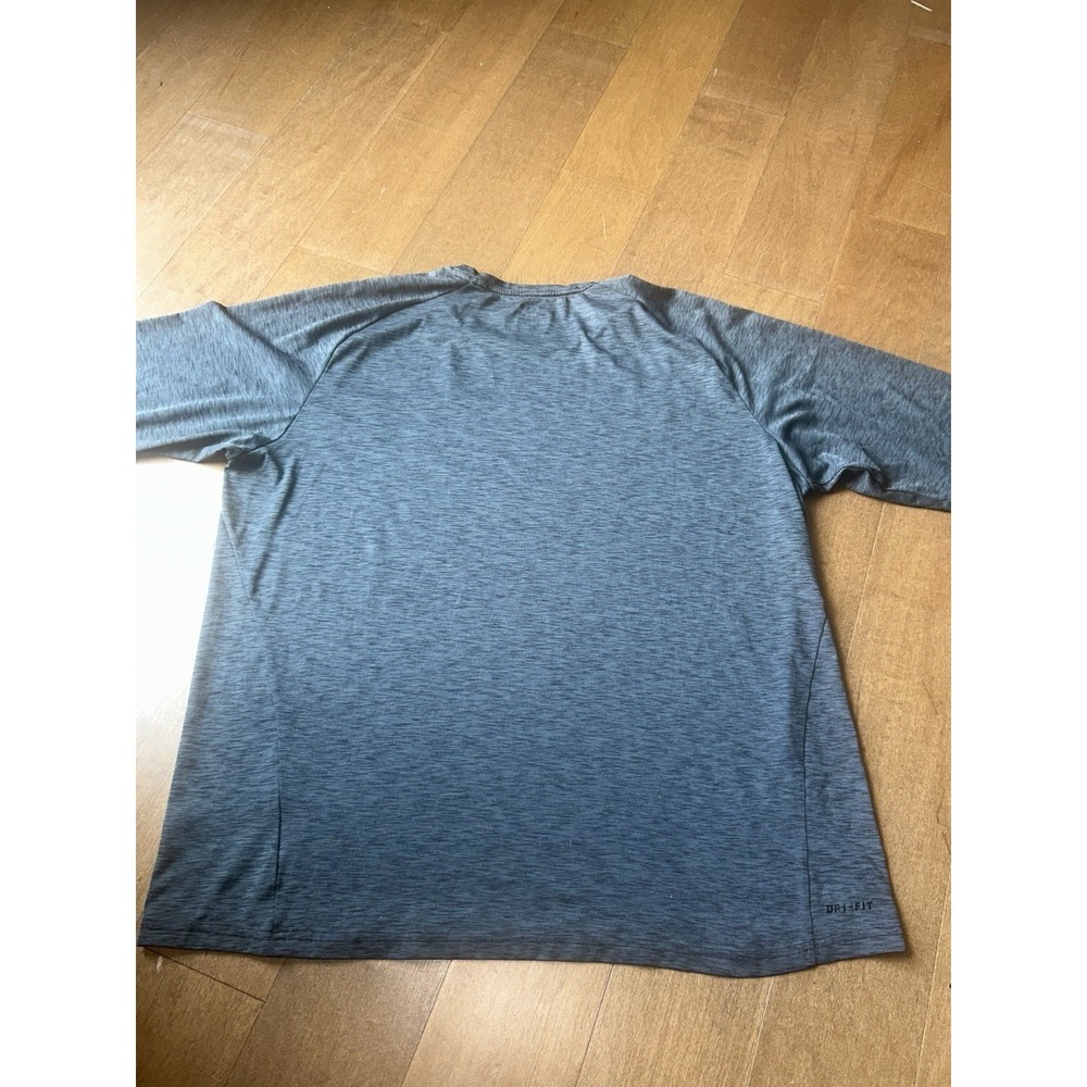 The Nike Tee Half Sleeve Mens XXL Dri Fit Heather Gray - Picture 8 of 12